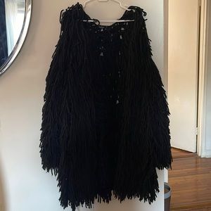 Boohoo fringe cardigan